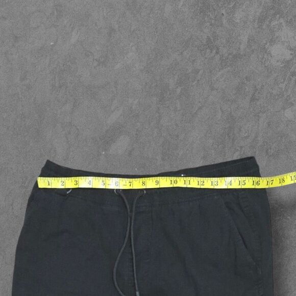 Y2K Akademiks Black Taper Streetwear Cargo Jogging Pants Large - Picture 6 of 7